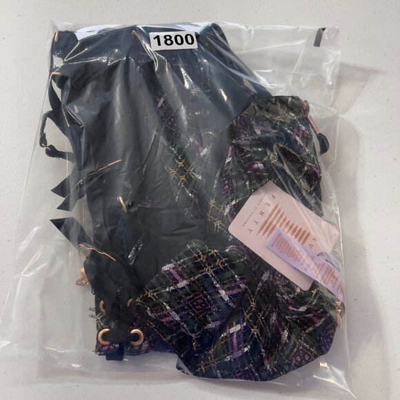 Savage X Fenty Plus Lace and Plaid Corset Bustier Top with Bee Charm 3X NWT - Picture 10 of 10